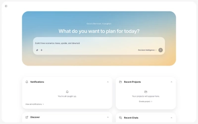 Screenshot of the elevated UI