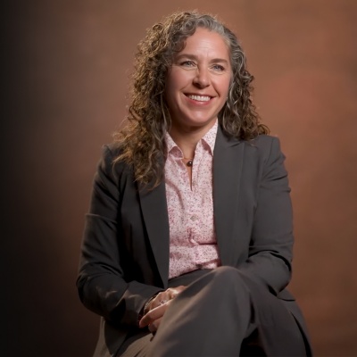 Photograph shows Amy Olson, Group VP, Business Applications at Advocate Health