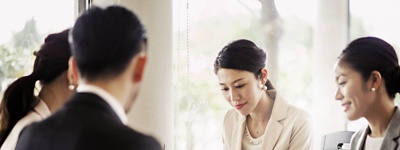 People in meeting room