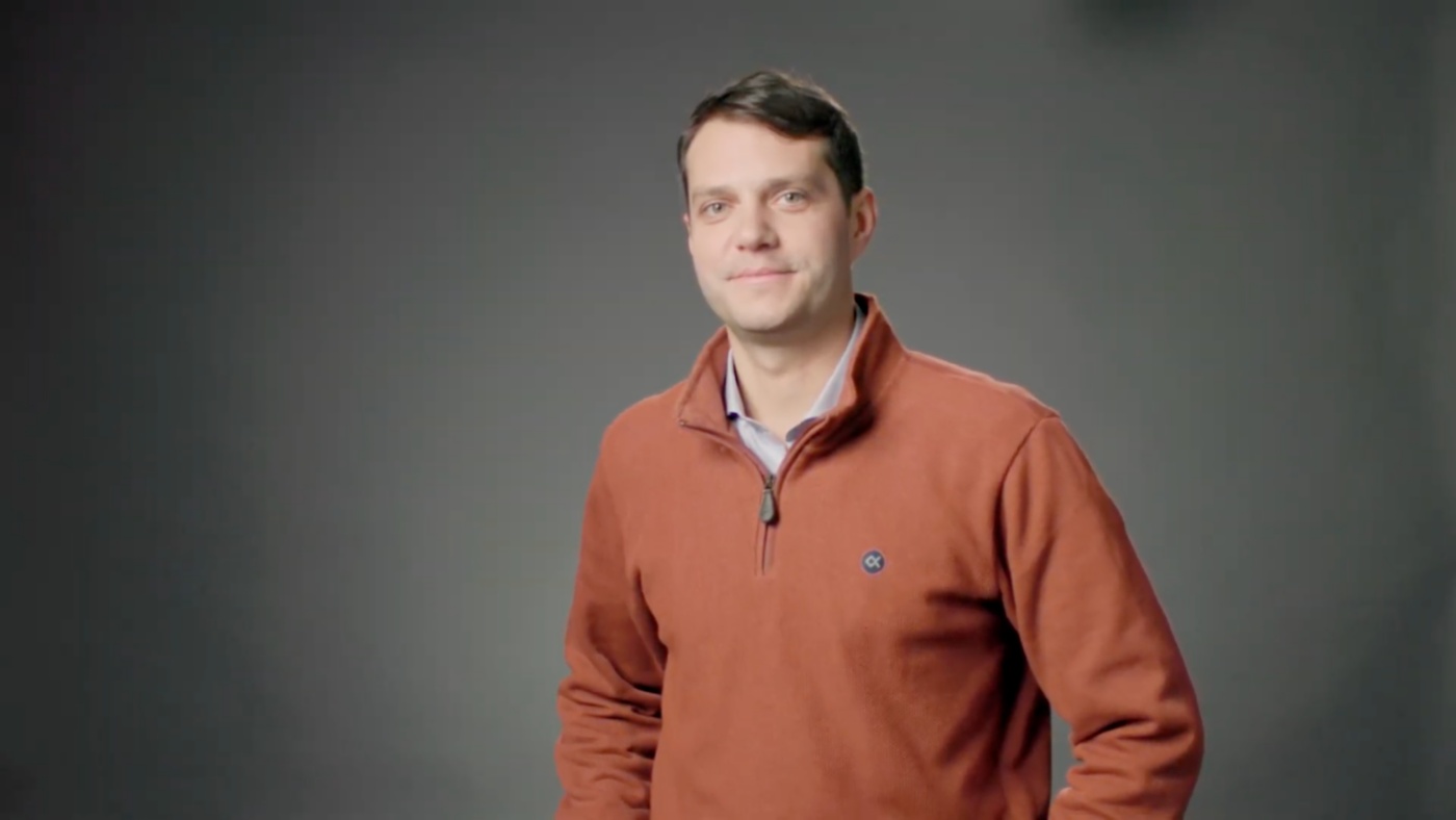 Image of a man against a black background