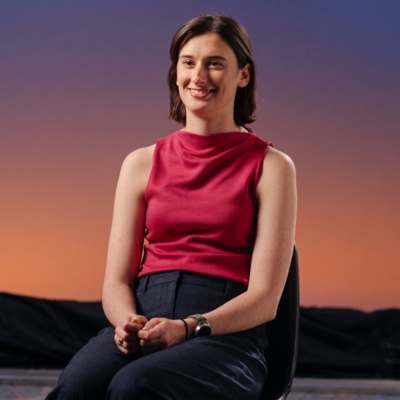 Photograph shows Kenzie Girvan, Technology Innovation Lead at Three Link Solutions