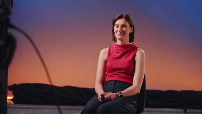 Photograph shows Kenzie Girvan, Technology Innovation Lead at Three Link Solutions