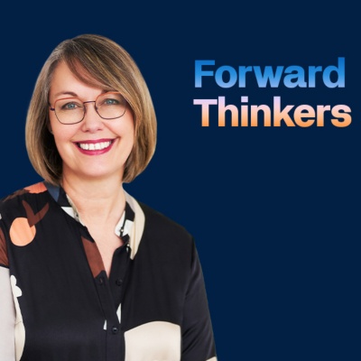 Photo of Jo-Anne Ruhl and the Forward Thinkers logo alongside the headline of the article.