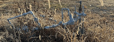 An orphaned oil and gas well