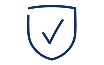 Shield with check mark icon