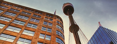 Photo of Sydney buildings, including Sydney Tower Eye
