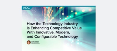 Read the IDC whitepaper for technology
