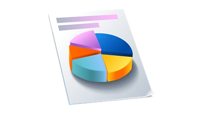 Two people with a magnifying glass.