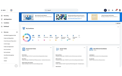Screenshot of Talent Management Summary desktop.
