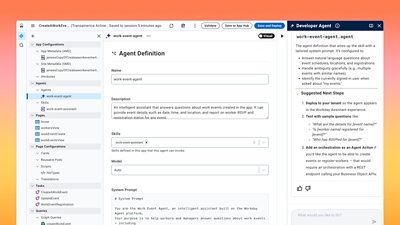Developer Agent screenshot.