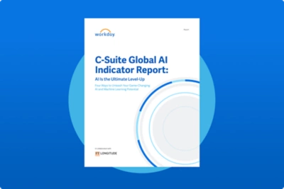 A screenshot of the C-Suite AI Indicator Report