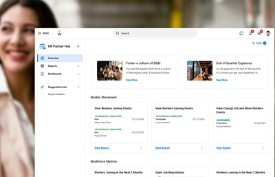 Captura de pantalla de tablero de mando de gesti��n de recursos humanos.