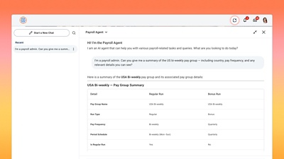 Payroll Agent screenshot.