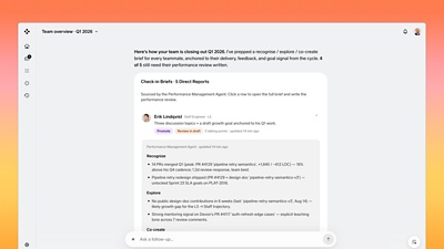 Talent Management Agent screenshot.