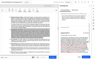 Screenshot van revisie voor strategische sourcing.