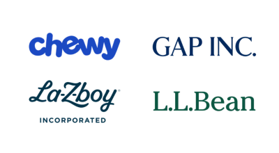 Chewy, Gap Inc. and La-Z-Boy logos