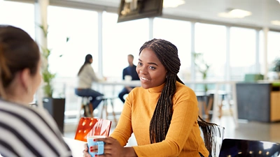 Image of workmates on consulting and cx roles