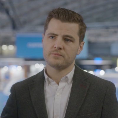 Man presents to camera 