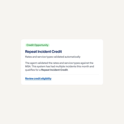 Contracts Agent chat interface displaying automated updates to a workflow.