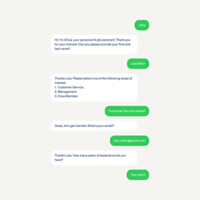 Workday Talent Acqusition Agent providing a seamless candidate experience to job potential candidate.