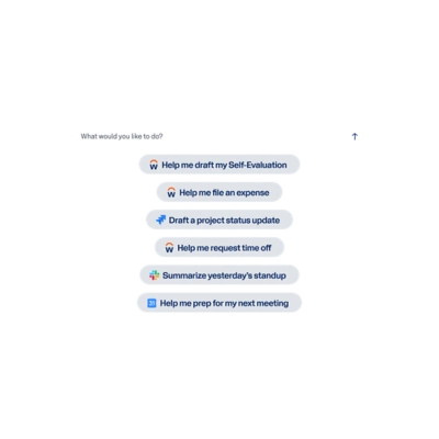Screenshot of Sana Coach prompts.