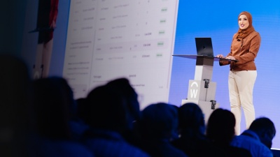 Workday Senior Vice President and General Manager of Data Cloud Yasmeen Ahmad at Workday Rising 2026 in Las Vegas.