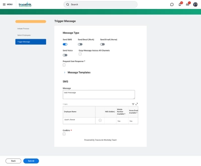 Screenshot of Workday Extend dashboard.