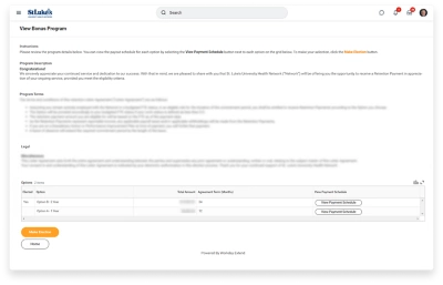 Self-service bonus plans for thousands of employees. 
