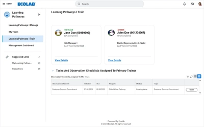 Zrzut ekranu narzędzia Workday Extend Learning Pathways Administration, które umożliwia administratorom przeglądanie pełnej listy wszystkich dostępnych typów zadań, monitorowanie ich statusu, zarządzanie tłumaczeniami i w razie potrzeby edycję.
