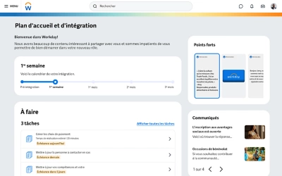 Capture dcran du plan dintgration de ݮƵ montrant les t?ches et le calendrier de lemploy.