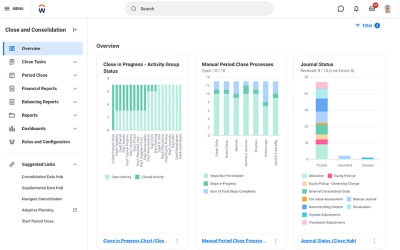 Screenshot of the close hub.