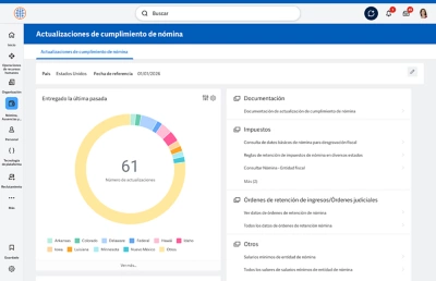 Vista del workflow del software de n��mina de ��ݮ��Ƶ. 