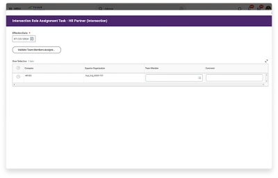 Intersection role assignment app