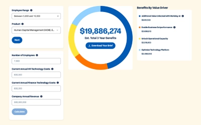 Screenshot of the ROI Value Calculator.