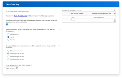 The 3M Work Your Way app built with 鶹ý Extend and 鶹ý Studio