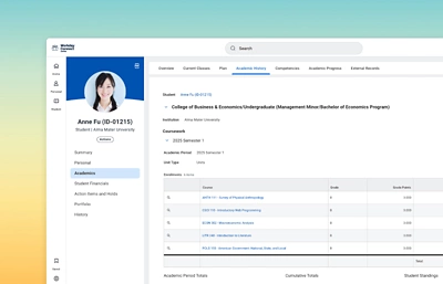 Student Records Dashboard
