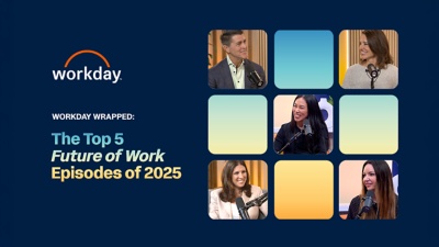 collage of workday podcast guests