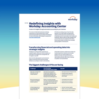 鶹ý Accounting Center Report