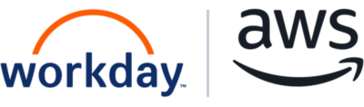 Workday and Amazon Web Services logos