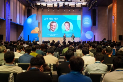 view of the stage in the venue 