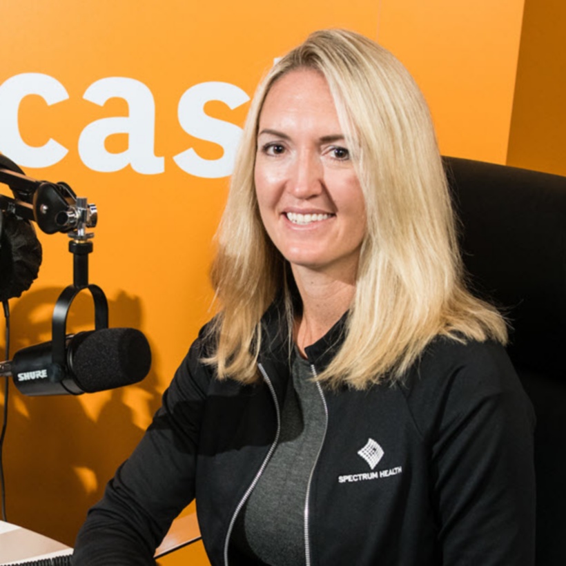  Brittany Kruse in the Workday podcast studio